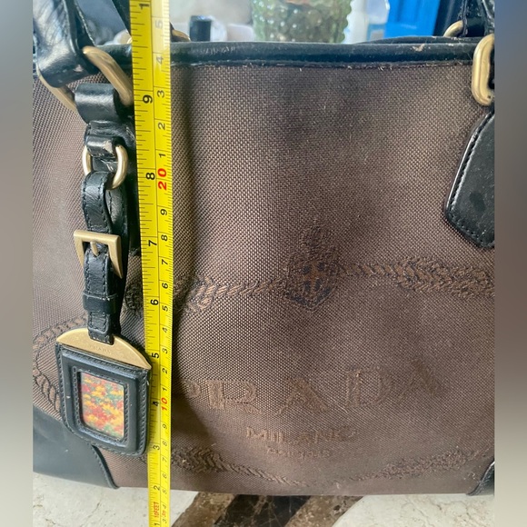 Prada Canapa Canvas Tote. - Picture 14 of 16